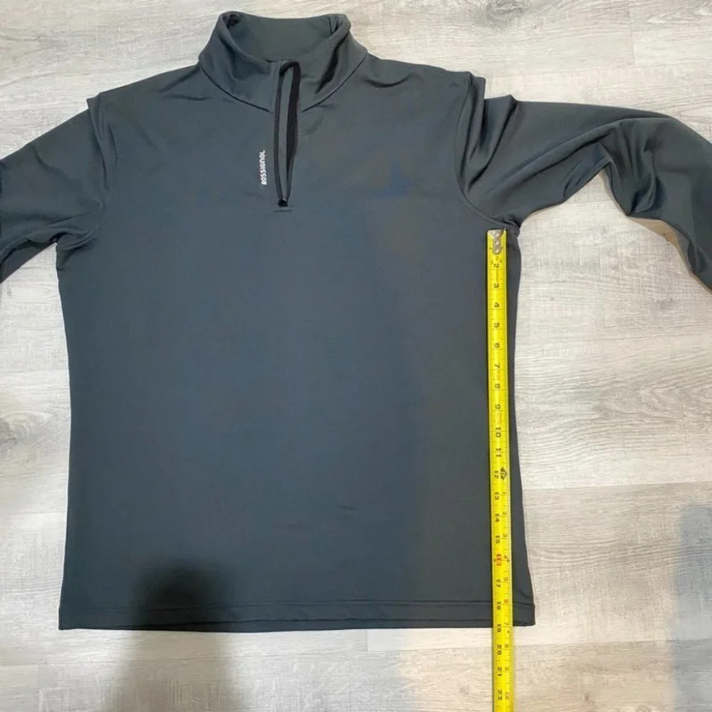 Rossingnol Mens Long Sleeve Top in Dark Slate Ski Layering Shirt Size XL - Picture 11 of 16